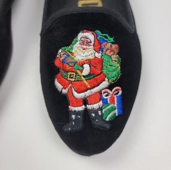 Vintage Gitano Christmas Santa Flats Loafers 7.5 - Picture 2 of 11